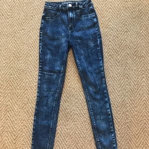 Acid Wash High Rise American Eagle jegging